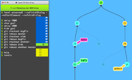 Learn git branching