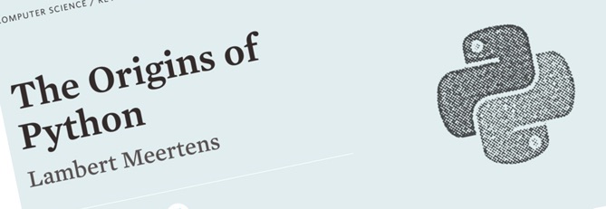 Fascinating Article About the Early History of Python | Code.DanYork.Com